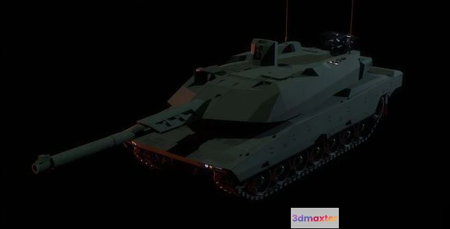 1521182 - PBR Game 3D Models - Tiger 3A 3D Max