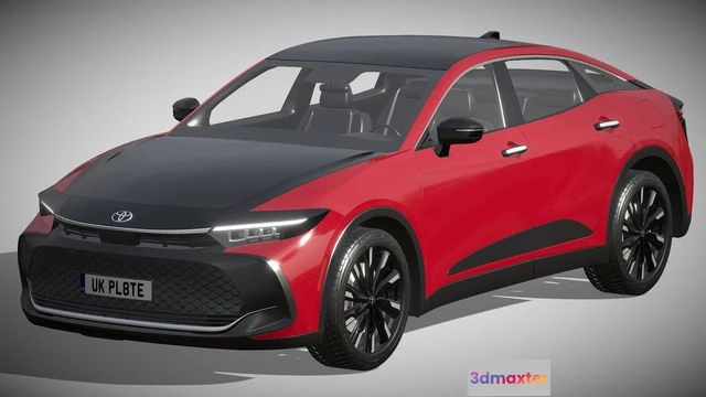 1521184 - PBR Game 3D Models - Toyota Crown 2023 3D Max