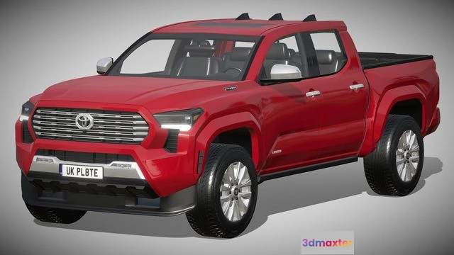 1521186 - PBR Game 3D Models - Toyota Tacoma 2024 3D Max