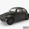 1521206 - PBR Game 3D Models - VW Style Beetle Old Rusty WW2 Wrecked Car 3D Max