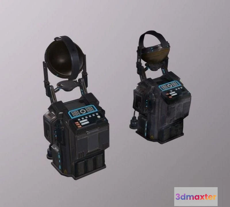 1521220 - PBR Game 3D Models - Airship Stability Gyroscop 3D Max