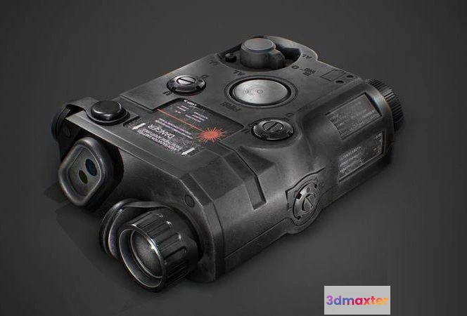 1521226 - PBR Game 3D Models - ANPEQ Weapon Laser Sight 3D Max