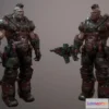 1521230 - PBR Game 3D Models - Armored Trooper 3D Max