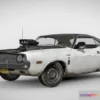 1521256 - PBR Game 3D Models - Dodge Charger 1968 White Ghost 3D Max