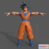 1521258 - PBR Game 3D Models - Dragon Balls Goku Fan Art 3D Max