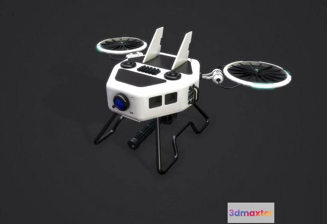 1521264 - PBR Game 3D Models - Drone RX 3D Max