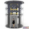 1521276 - PBR Game 3D Models - Elevator Unit 04 3D Max