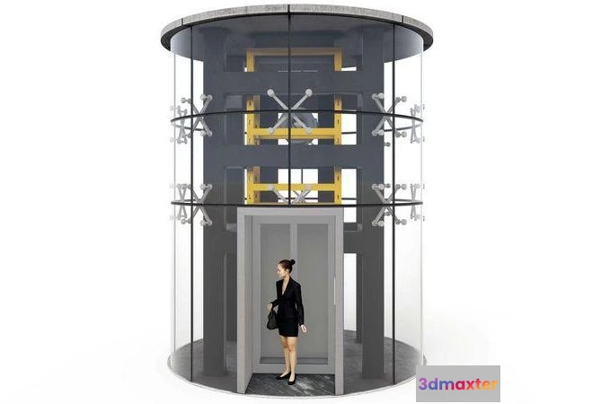 1521276 - PBR Game 3D Models - Elevator Unit 04 3D Max