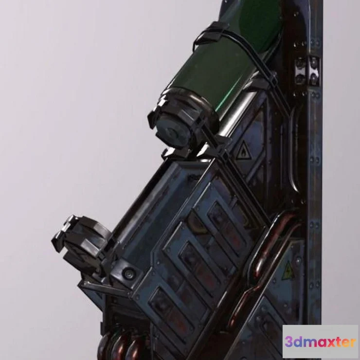 1521282 - PBR Game 3D Models - Fluid Receiver 3D Max