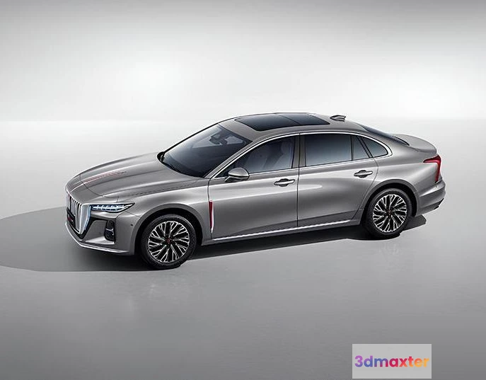 1521298 - PBR Game 3D Models - Hongqi Ousado 3D Max