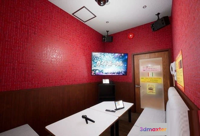 1521306 - PBR Game 3D Models - Japanese Karaoke 3D Max