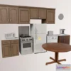 1521312 - PBR Game 3D Models - Kitchen Pack 90s 3D Max