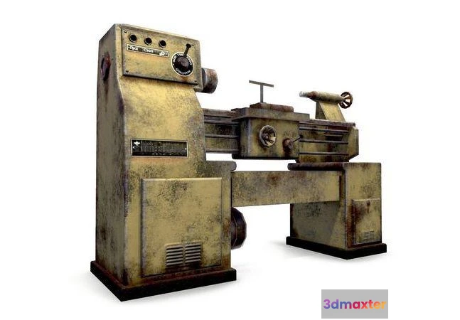 1521316 - PBR Game 3D Models - Lathe Low-poly 3D Max