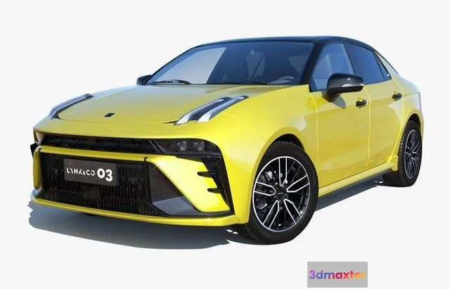 1521322 - PBR Game 3D Models - LynkCo 03 car 3D Max