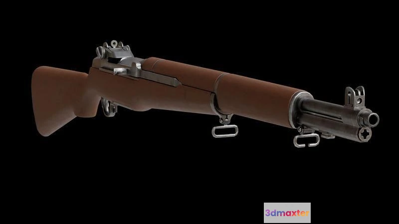 1521324 - PBR Game 3D Models - M1 Garand 3D Max