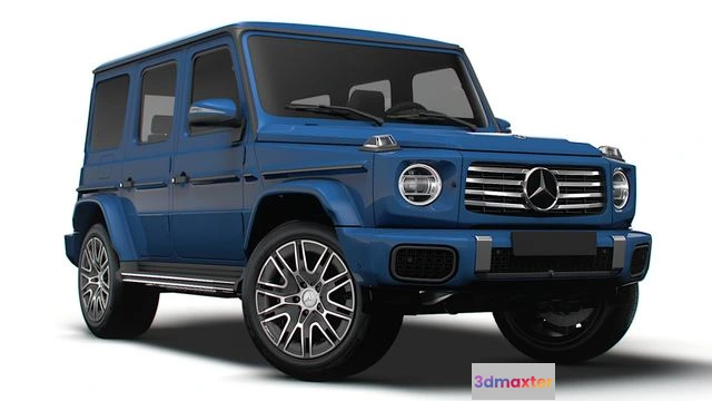 1521330 - PBR Game 3D Models - Mercedes Benz G 500 Manufaktur 2024 3D Max