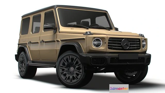 1521332 - PBR Game 3D Models - Mercedes-Benz G 580 EQ Technology 2024 3D Max