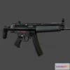 1521338 - PBR Game 3D Models - MP5A3 gun 3D Max