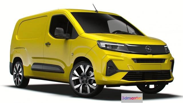 1521348 - PBR Game 3D Models - Opel Combo e Van LWB 2024 3D Max