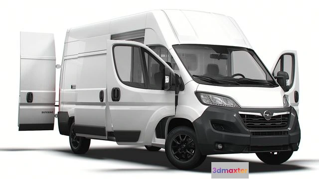 1521350 - PBR Game 3D Models - Opel Movano Van L3H3 HQ Interior 2023 3D Max