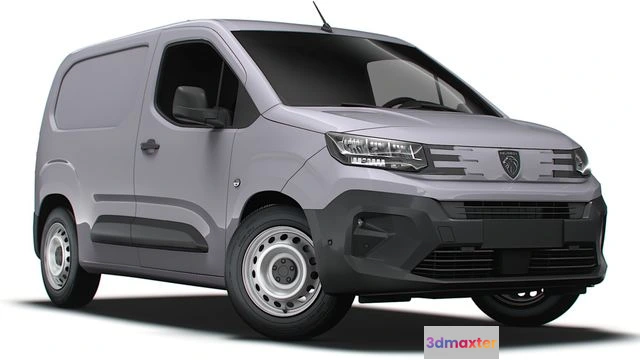 1521352 - PBR Game 3D Models - Peugeot e Partner SWB 2024 3D Max