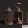 1521404 - PBR Game 3D Models - Trench Oil Lantern Handheld 3D Max