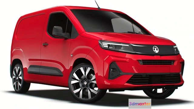 1521414 - PBR Game 3D Models - Vauxhall Combo e Van SWB 2024 3D Max