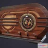 1521416 - PBR Game 3D Models - Vintage Radio Silver 139-JS 3D Max