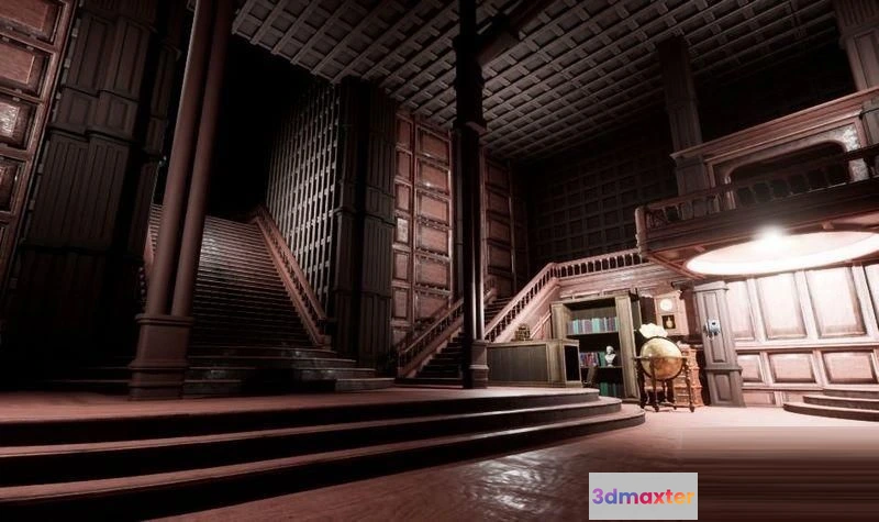 1521428 - PBR Game 3D Models - Wood Manor Kit 3D Max