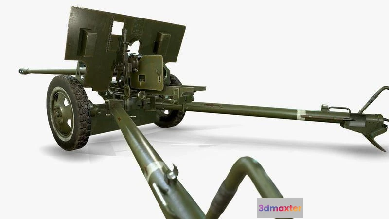 1521432 - PBR Game 3D Models - ZiS 3 soviet anti-tank gun 3D Max