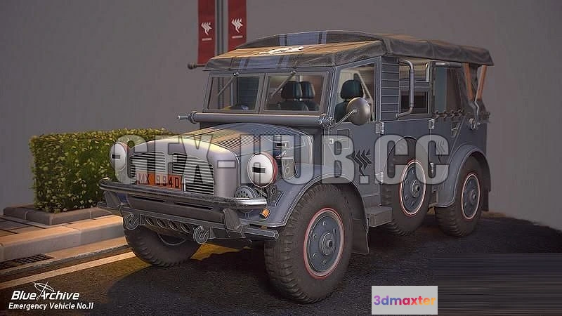 1521442 - PBR Game 3D Models - $gfx$hub$co Emergency Vehicle N 11 3D Max