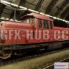 1521458 - PBR Game 3D Models - +++gfx+hub_cc+@Railway Locomotive 3D Max