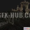 1521468 - PBR Game 3D Models - -=)G_F_X-H_U_B(=-Gothic Graveyard pack 3D Max