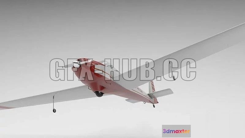 1521492 - PBR Game 3D Models - check_more#gfx-hub.cc#Scheibe Falke SF-25 Aircraft 3D Max