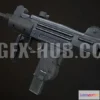 1521518 - PBR Game 3D Models - g.f.x-h.u.b=co.Mini Uzi 3D Max