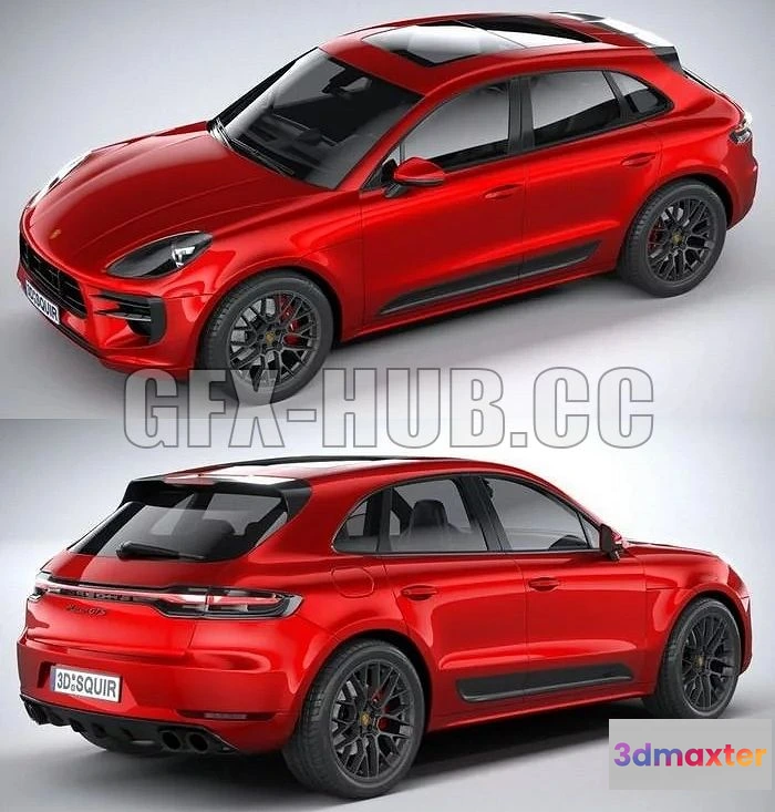1521522 - PBR Game 3D Models - g_f_x_-_h_u_b_cc-Porsche Macan GTS 2020 3D Max