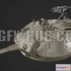 1521534 - PBR Game 3D Models - get other_gfx-hub_dot_co_M24 Chaffee Turret 3D Max
