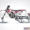 1521542 - PBR Game 3D Models - GeT=MoRe=gfx=hub=co=Snowbike 3D Max