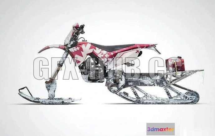 1521542 - PBR Game 3D Models - GeT=MoRe=gfx=hub=co=Snowbike 3D Max