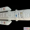 1521590 - PBR Game 3D Models - more at=gfx-hub.dot.coAriane-5 Rocket 3D Max