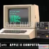 1521638 - PBR Game 3D Models - Apple 2 Computer 3D Max
