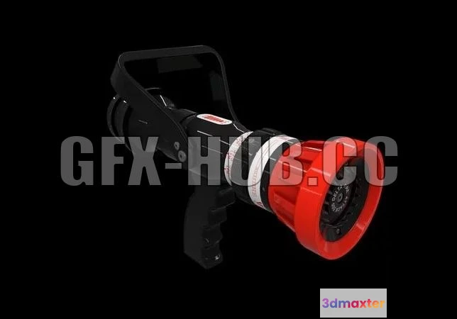 1521672 - PBR Game 3D Models - FIRE NOZZLE Delta ATTACK 500 3D Max