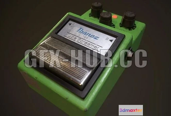 1521688 - PBR Game 3D Models - Ibanez Tube Screamer TS9 3D Max