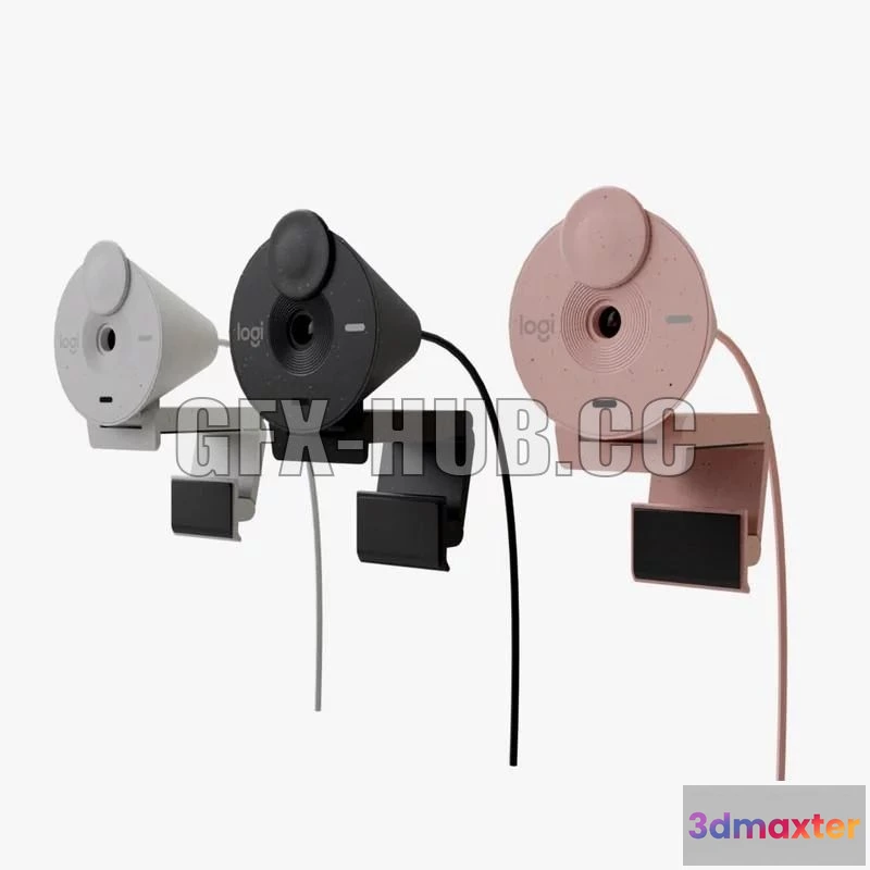 1521692 - PBR Game 3D Models - LOGITECH BRIO 305 3D Max