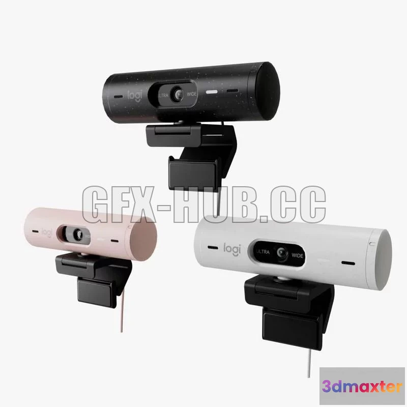 1521694 - PBR Game 3D Models - Logitech Brio 505 3D Max