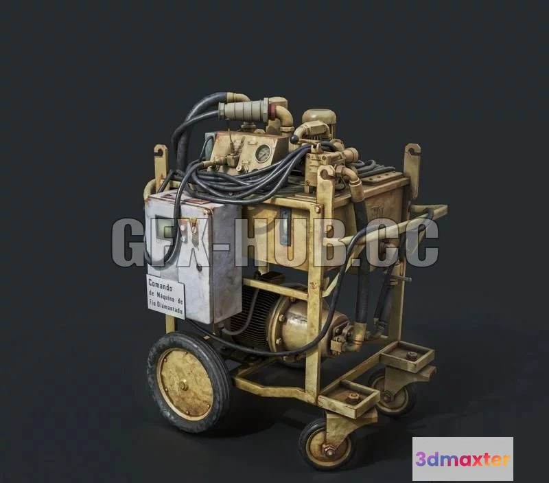 1521712 - PBR Game 3D Models - Old Generator 3D Max