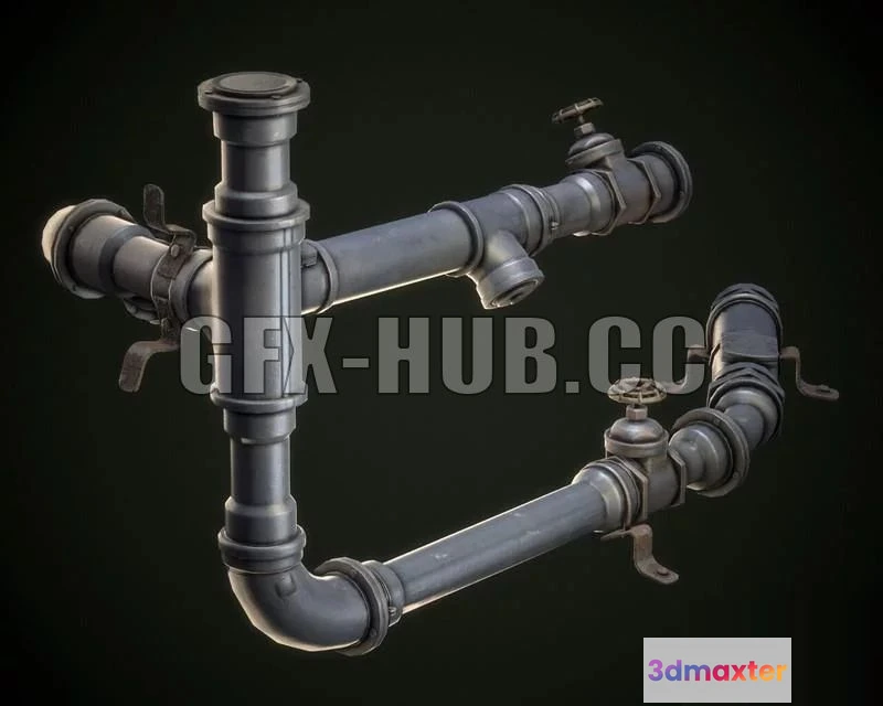 1521718 - PBR Game 3D Models - PIPES 3D Max