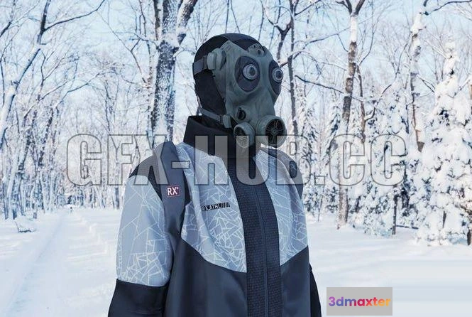 1521722 - PBR Game 3D Models - Post-apocalyptic survivor character 3D Max