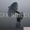 1521738 - PBR Game 3D Models - SciFi Satellite Dish 3D Max