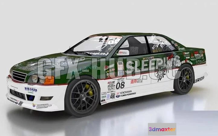 1521766 - PBR Game 3D Models - Toyota chaser tourerv 3D Max